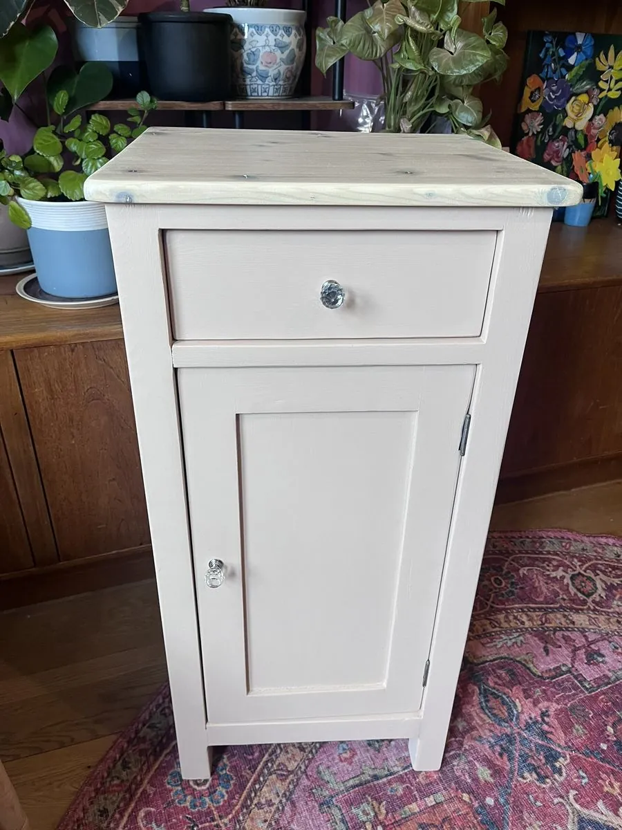 Pink Bedside Cabinet